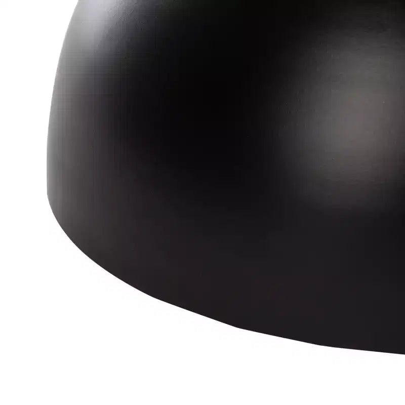 Table d'appoint ronde blanc/noir