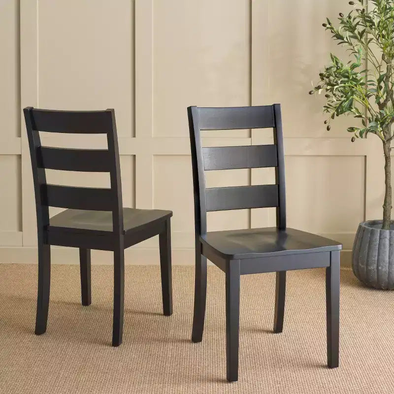 Chaise de salle à manger à barreaux
