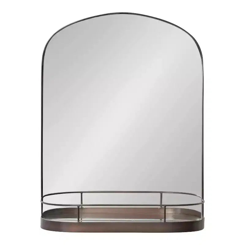 Miroir Arche Encadré avec Étagère