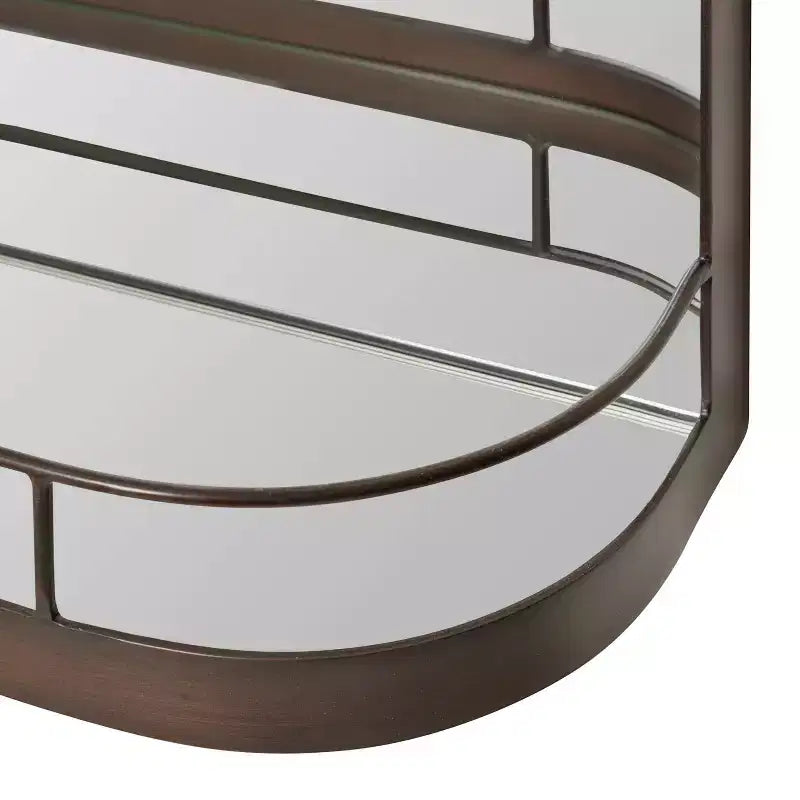 Miroir Arche Encadré avec Étagère