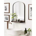 Miroir Arche Encadré avec Étagère